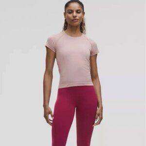 New Lululemon Swift Speed High-Rise Tight 25" Dramatic Magenta Sz2 leggings